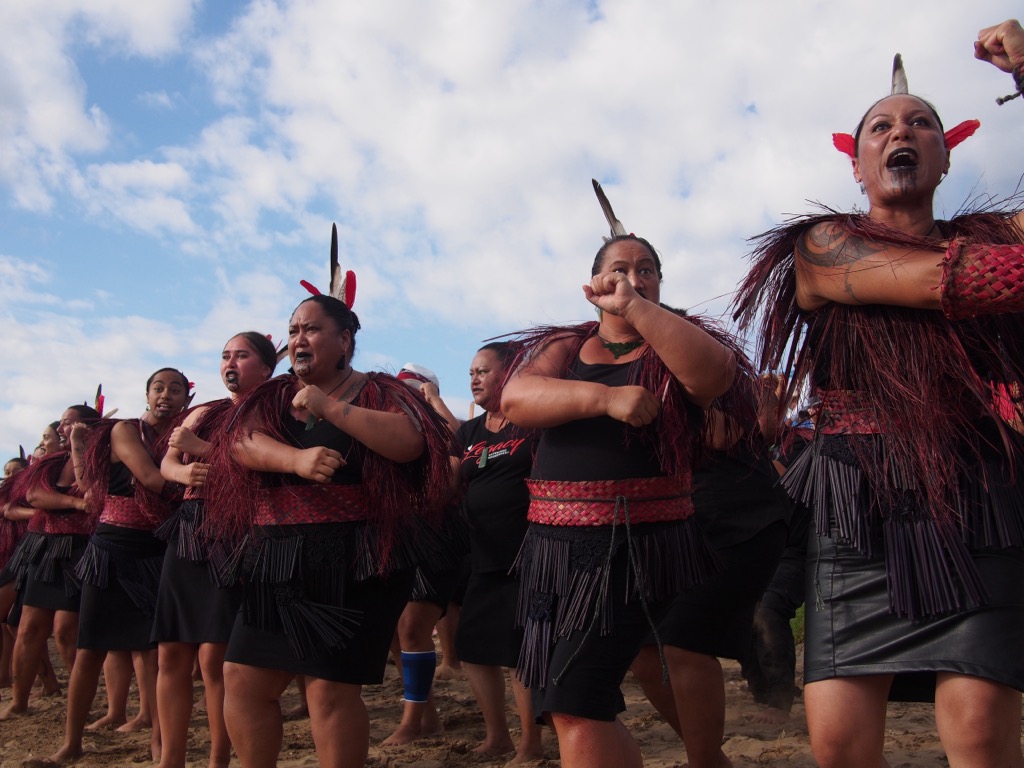 Maori women Ruahine Range, New Zealand