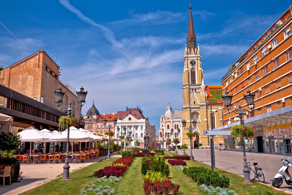 Novi Sad square, Serbia