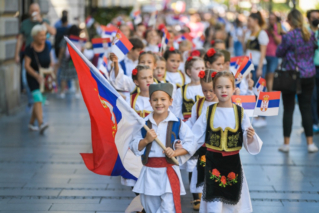 Serbia flags, Serbia