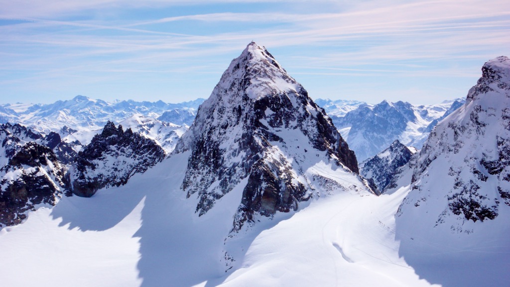 The summit of Piz Buin. Silvretta Alps