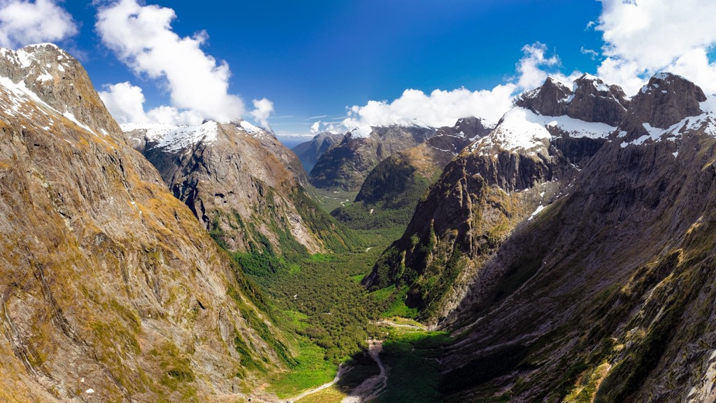Fjordland From Gertrude Saddle, Southern Alps, New Zealand