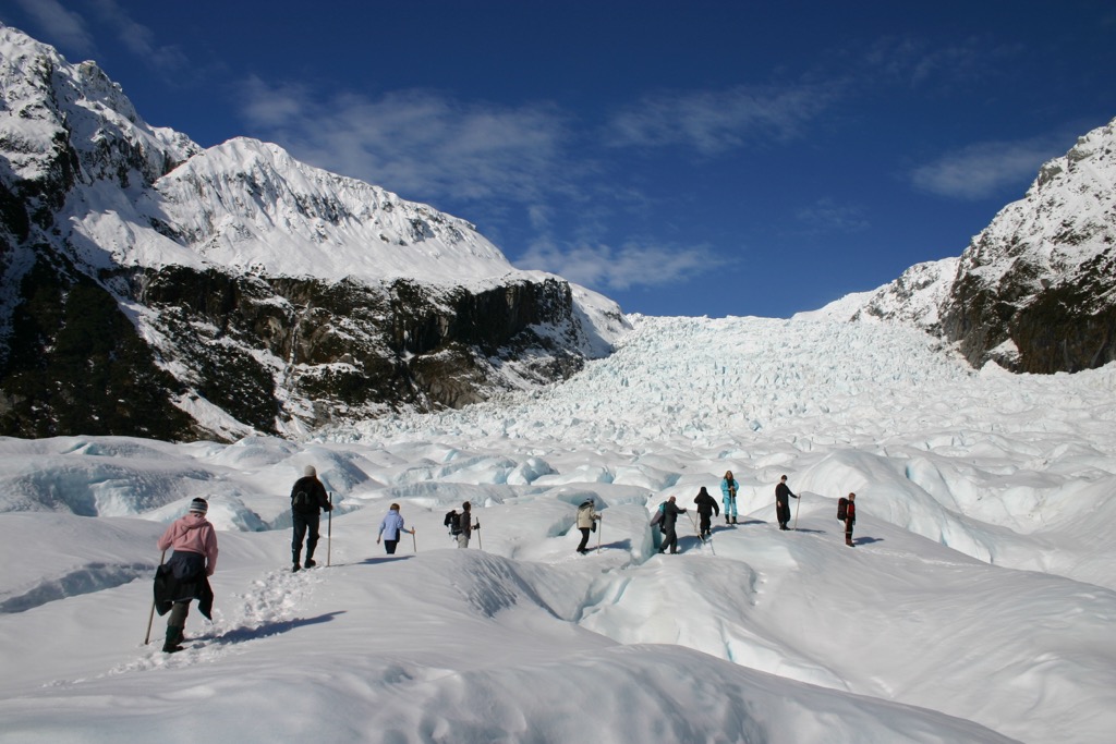 Fox Glacier, Southern Alps, New Zealand