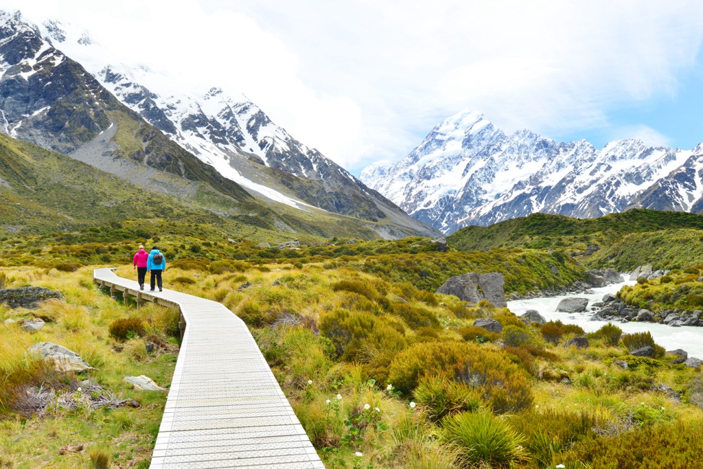 Mount Cook, Southern Alps, New Zealand