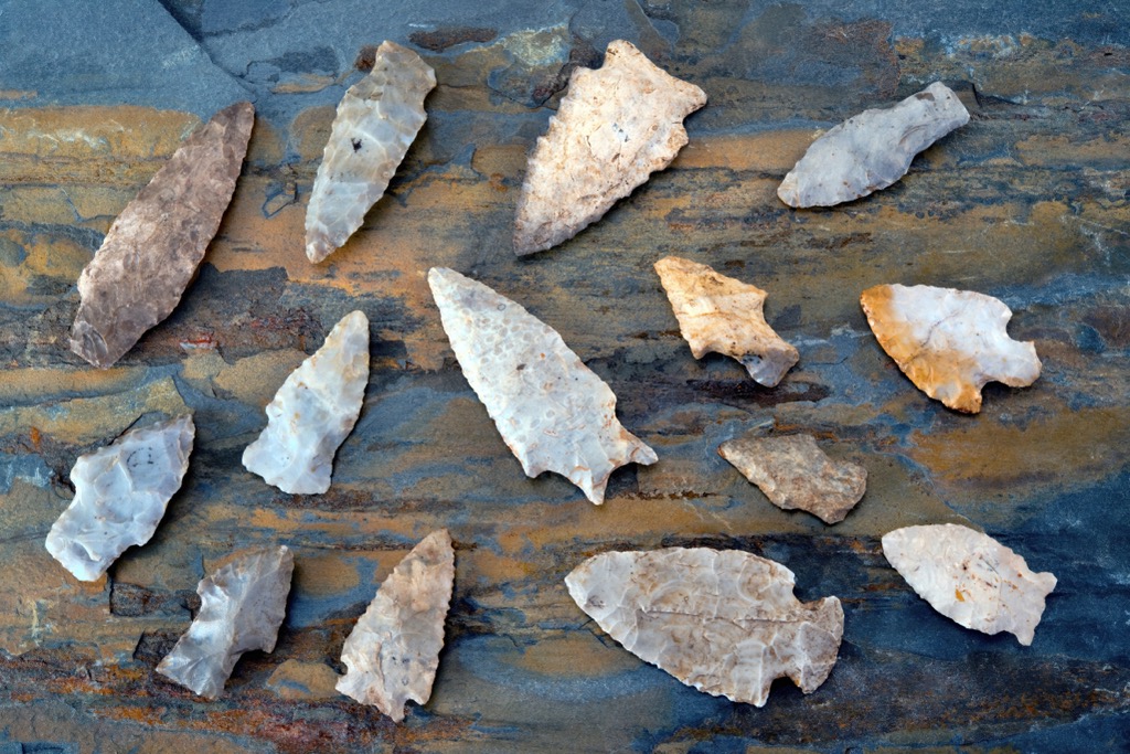 Stone points, Pinaleno Mountains, Arizona, USA