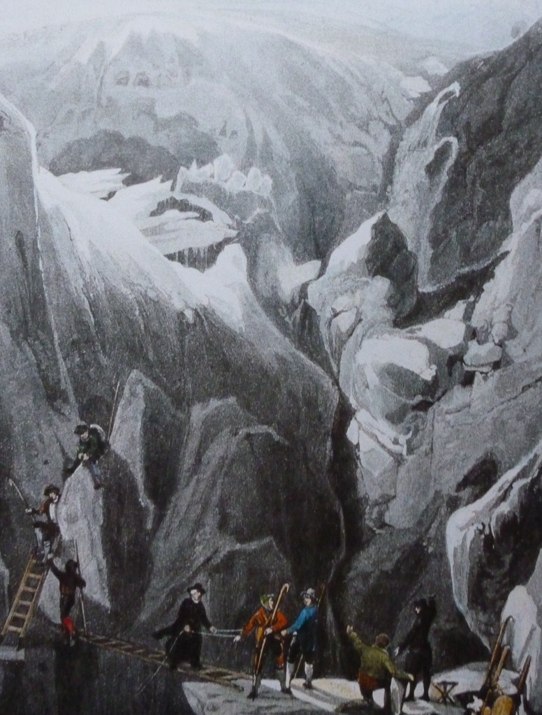 Painting of Placidus a Spescha. Surselva