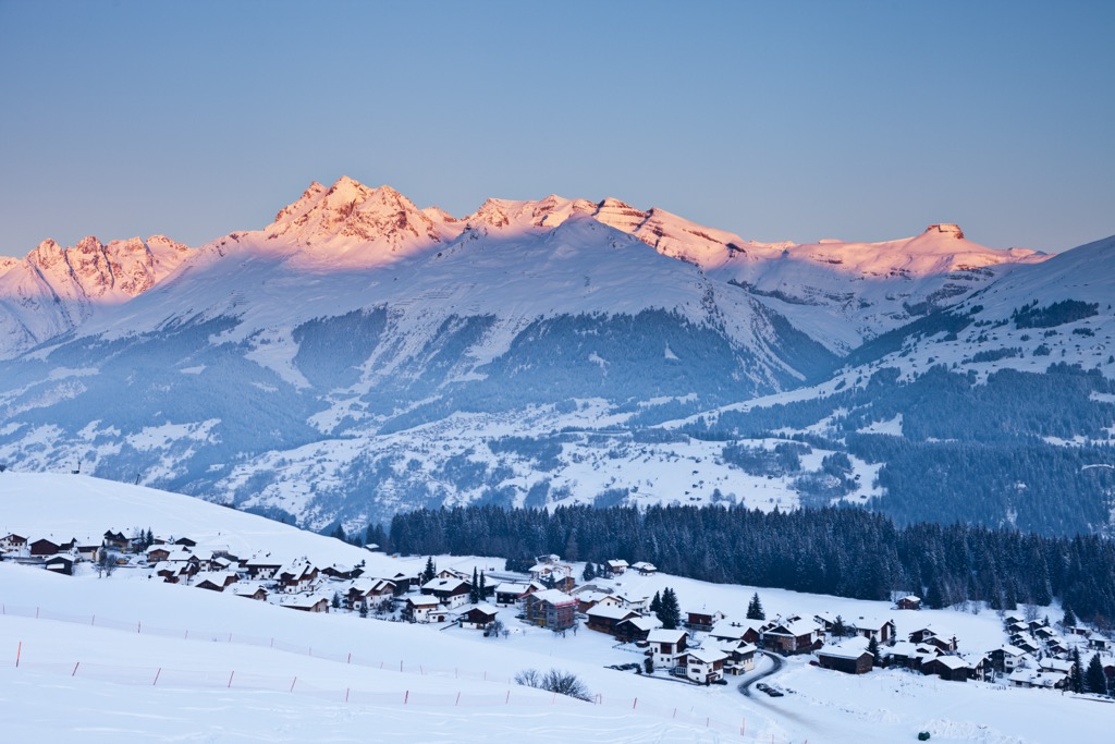 The mountains overlooking Obersaxen and Brigels. Surselva
