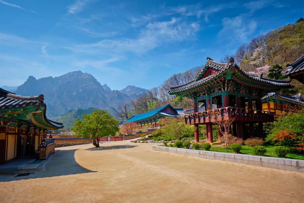 Taebaek Mountains, Korea