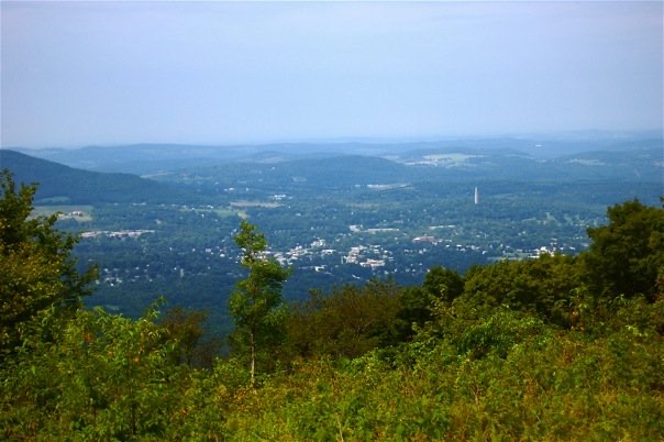 The summit of Harmon Hill