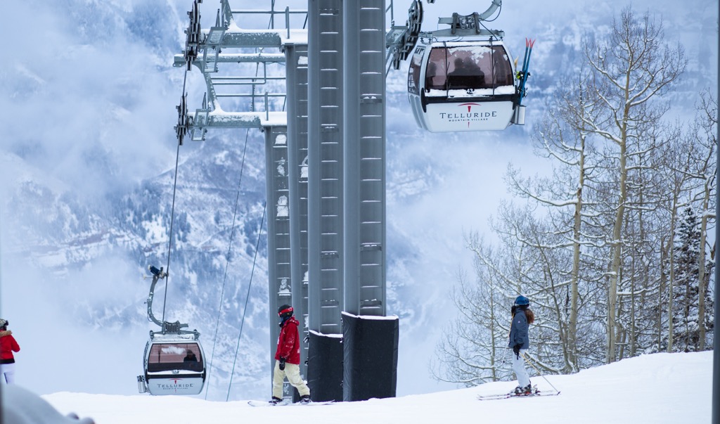 Mountain Village Gondola station. Telluride Ski Resort. Photo: Sergei Poljak