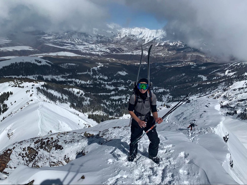 Palmyra Peak bootpack Telluride Ski Resort. Photo: Sergei Poljak