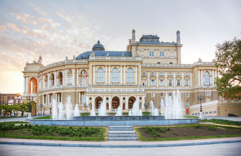 Opera house in Odesa, Ukrain