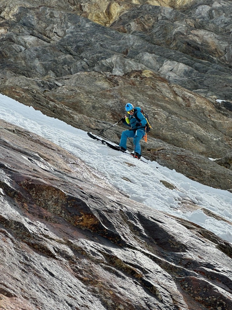 The view of Großvenediger Peak. Venediger Group