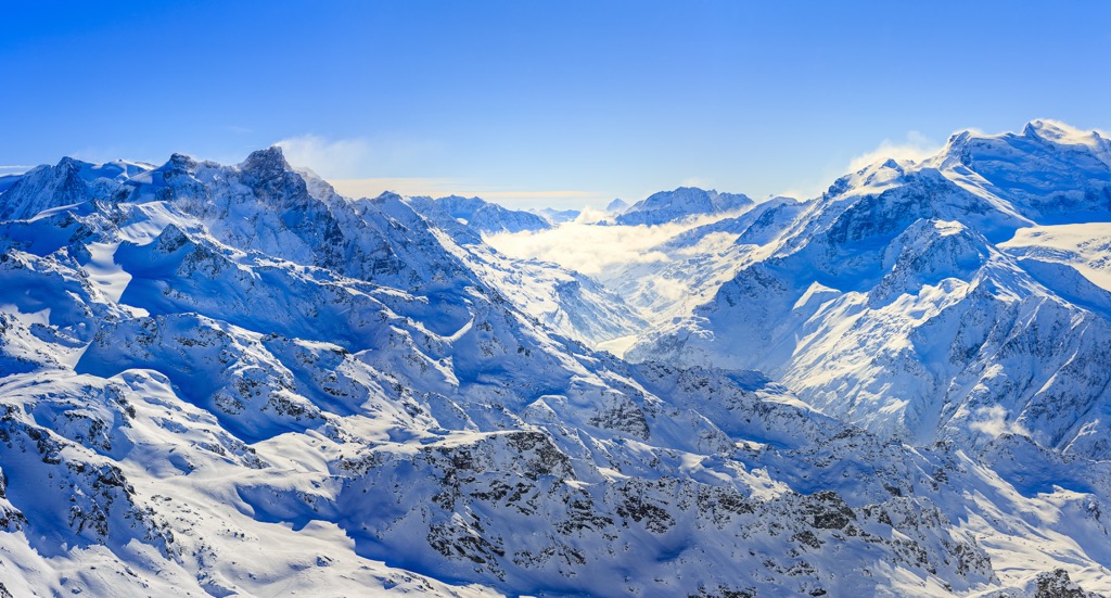Verbier ski area, Switzerland