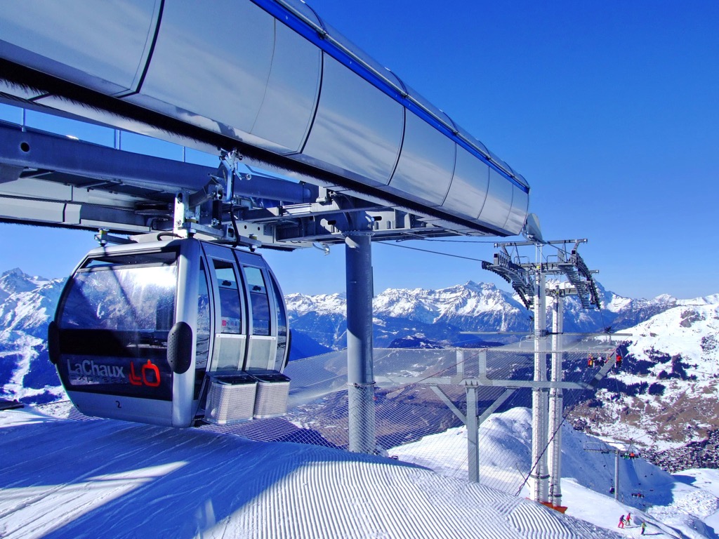 Verbier ski area, Switzerland
