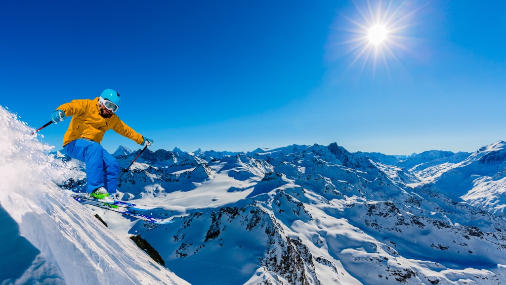 Verbier ski area, Switzerland