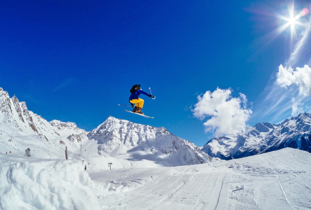 Verbier ski area, Switzerland