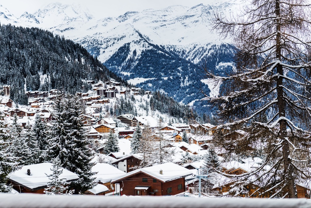 Verbier ski area, Switzerland