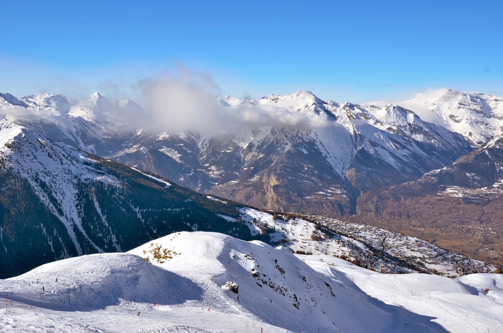 Verbier ski area, Switzerland