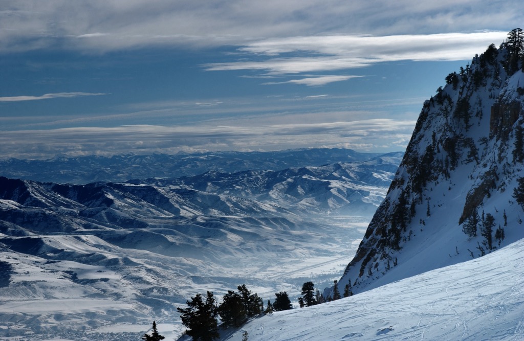 Views from Snowbasin Ski Resort. Weber County