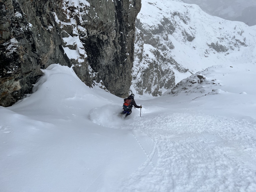 Fat ski day…Photo: Anna Lochhead. Why Fat Skis Are Bad For Knees
