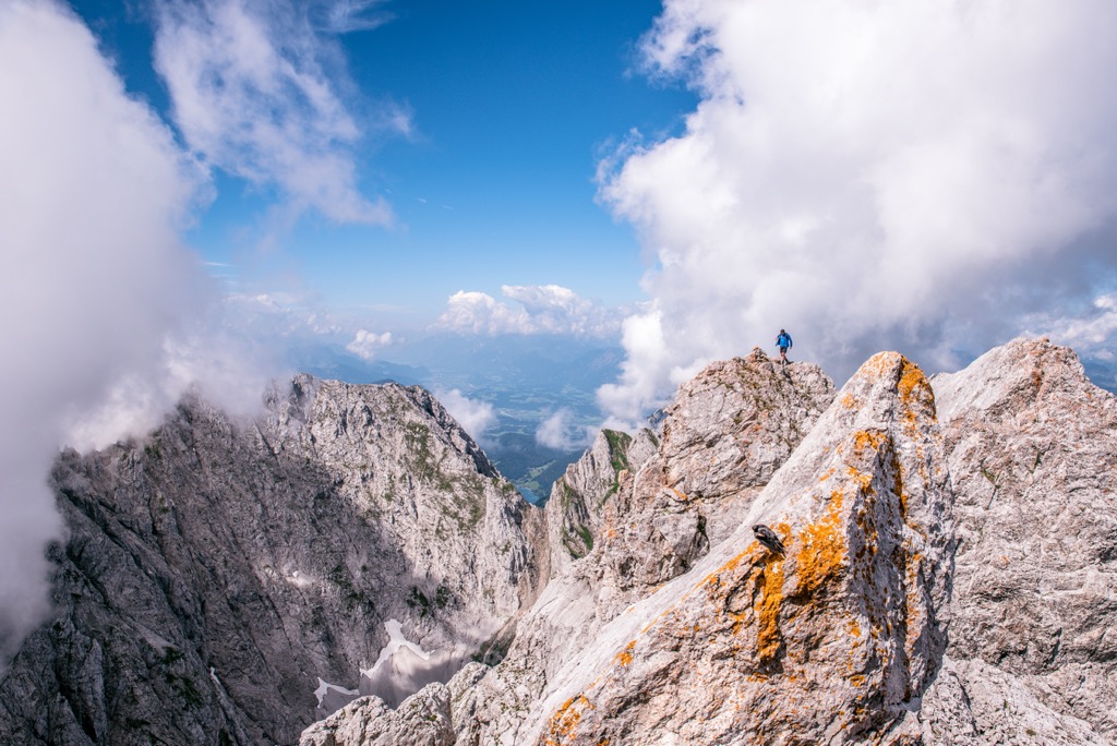 Atop Ellmauer Halt. Wilder Kaiser
