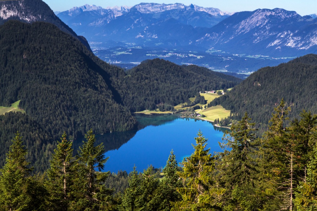 The Hintersteiner See is the Wilder Kaiser’s largest lake. Wilder Kaiser