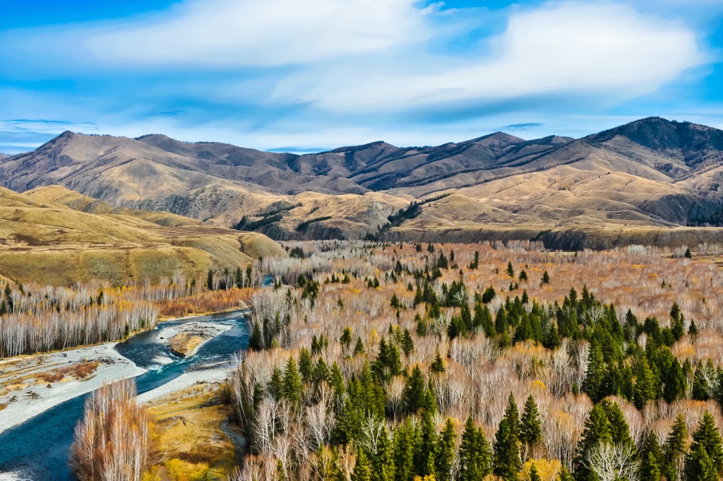 Kanas Lake in Altay Prefecture, Xinjiang , China