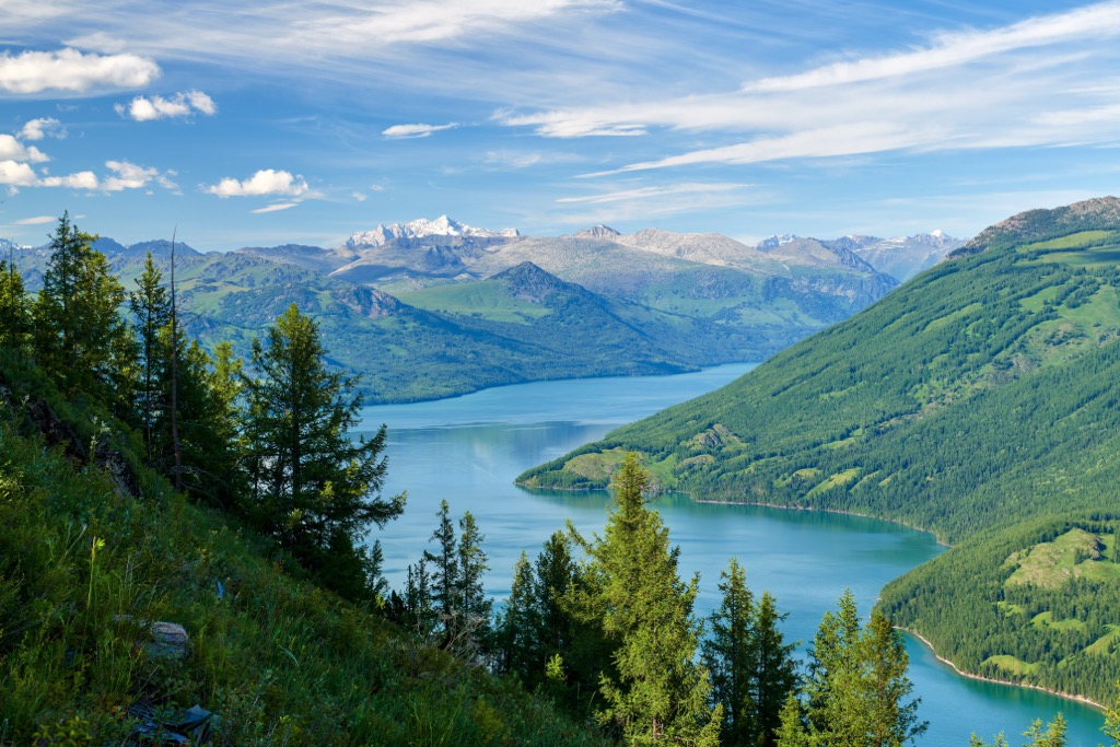 Kanas lake, Xinjiang, China