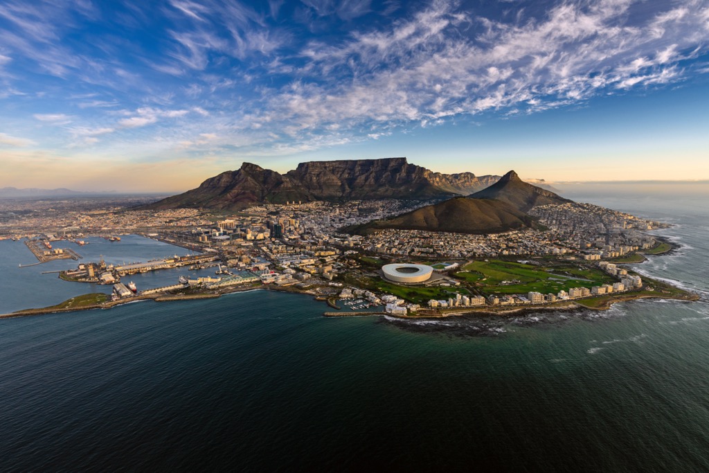 Best hiking. Table Mountain, the great guardian of Cape Town, South Africa
