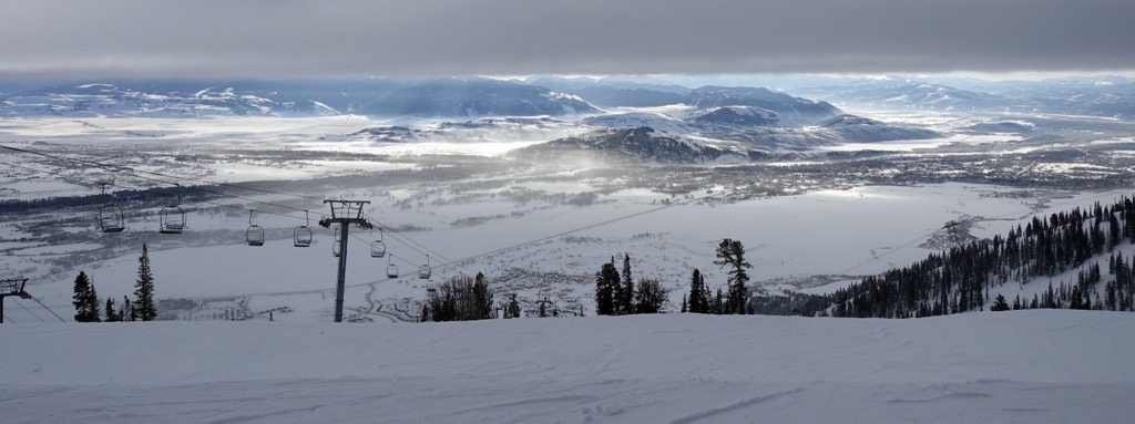From the summit of Rendezvous Mountain