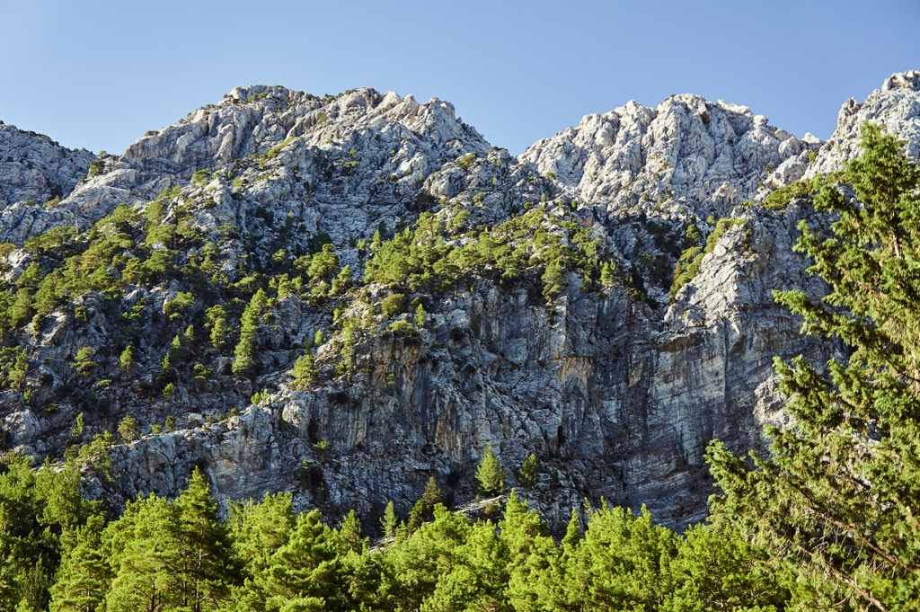 The daunting wilderness of the Lefka Ori