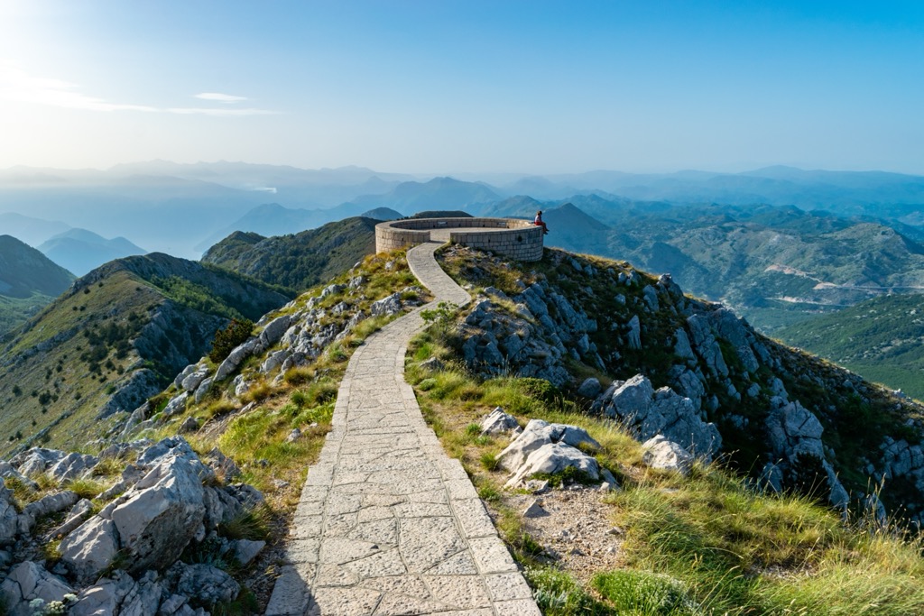Viewpoint from the summit of Jezerski, near Njegos mausoleum