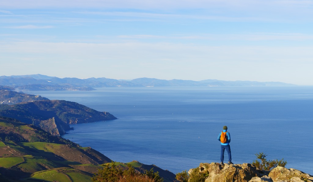 Hiking along the Jaizkibel Ridge