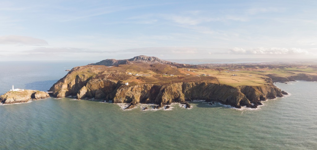 The sea cliffs of Gogarth on the Anglesey coast, North Wales