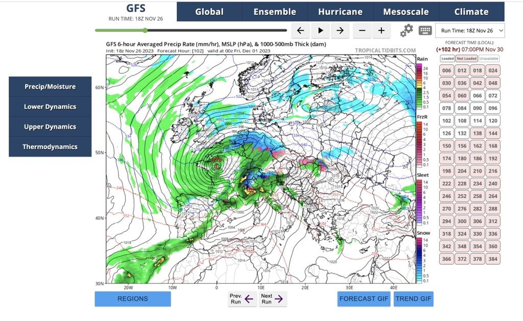 The Secrets to Finding the Best Snow Off-Piste.
             Tropical Tidbits is a great website for running major weather models yourself. 
