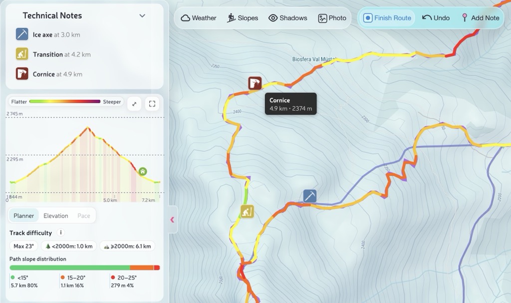 Technical Notes on Routes: Mark What Matters Before You Go