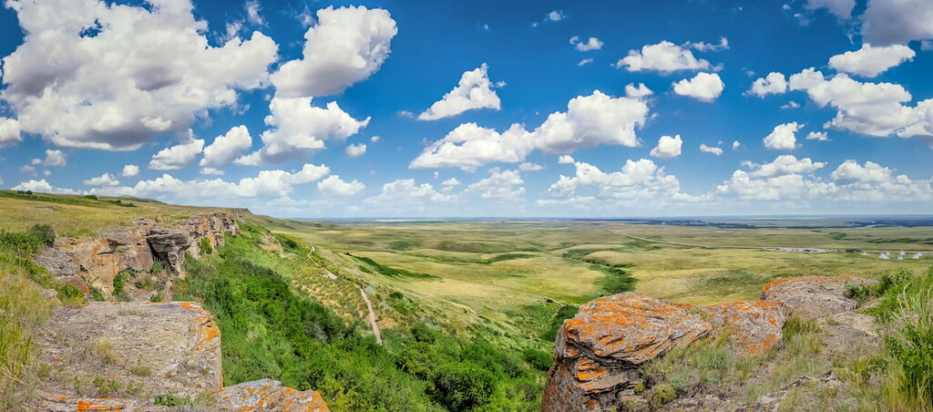 Head-Smashed-In Buffalo Jump world heritage site, Saskatchewan