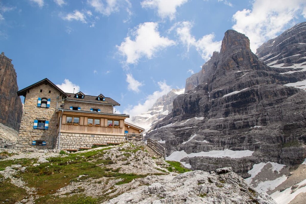 Rifugio Tuckett, Sella Group, Dolomites