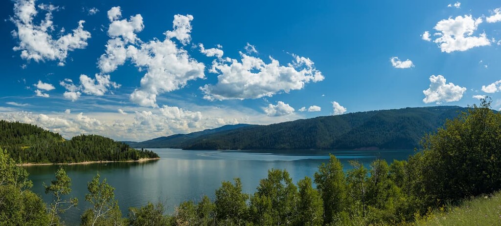 Palisades Reservoir, Snake River Range, Idaho and Wyoming