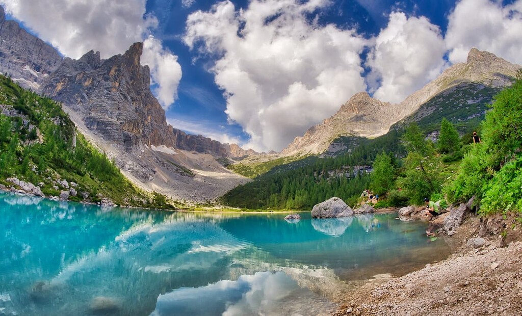 Hike to Sorapiss Lake, Sorapiss Group, Italy