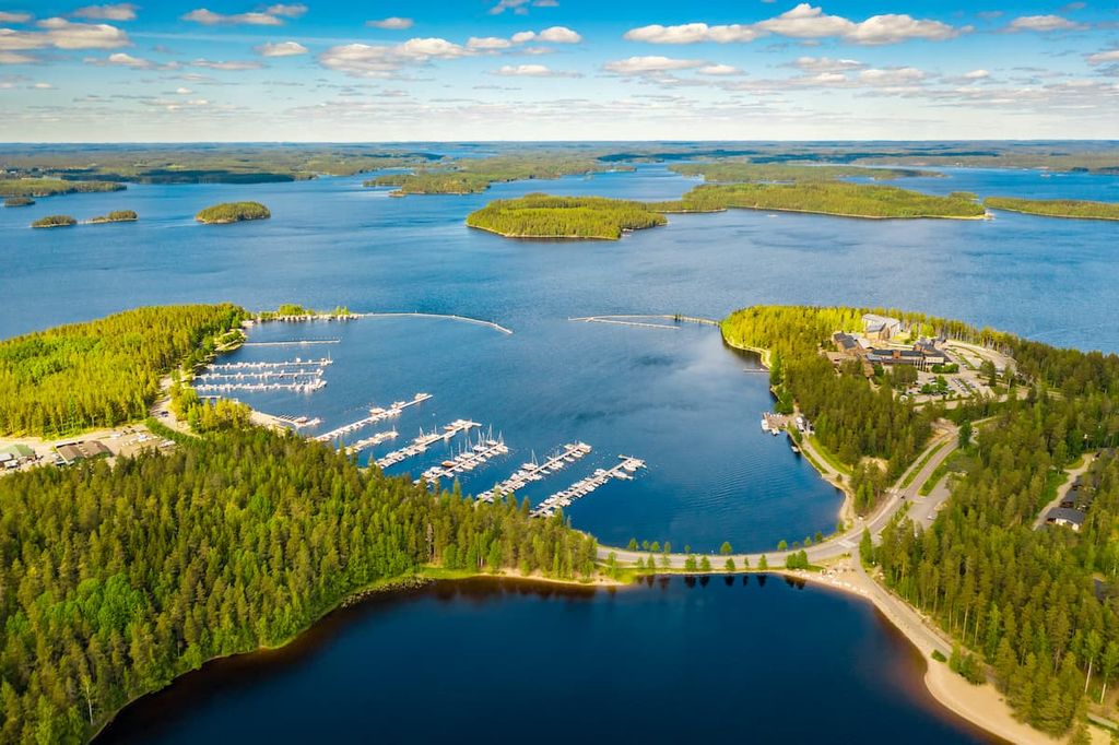 Imatra Lake, South Karelia, Finland