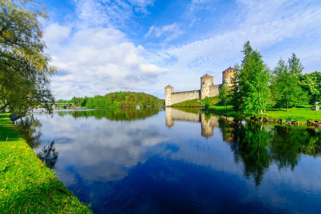 Olavinlinna castle, Southern Savonia, Finland