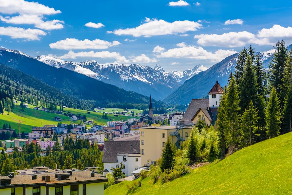 Davos, Graubuenden, Switzerland