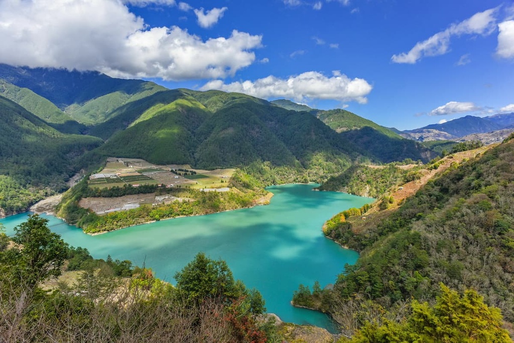 Jiayang Alluvial Fan at Lishan, Taichung City, Taiwan