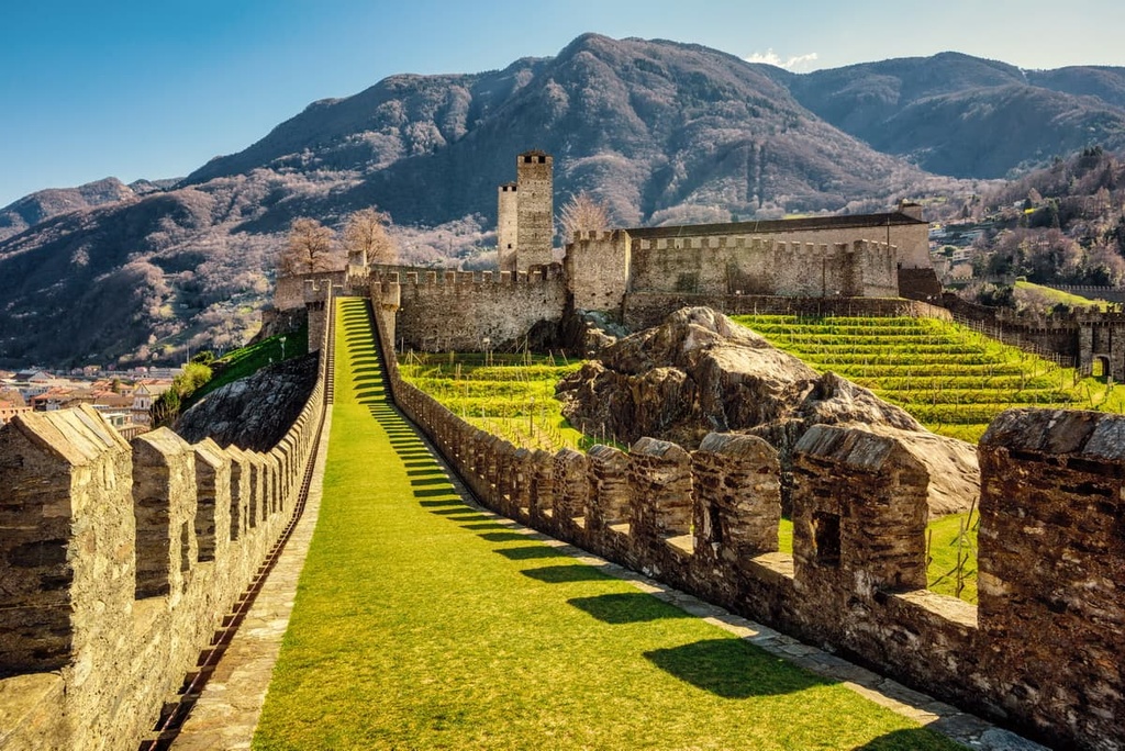 Castelgrande castle, Ticino, Switzerland