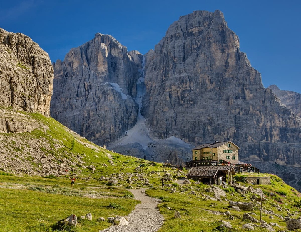 Brentei refuge, Brenta valley, Trento (Trentino), Italy