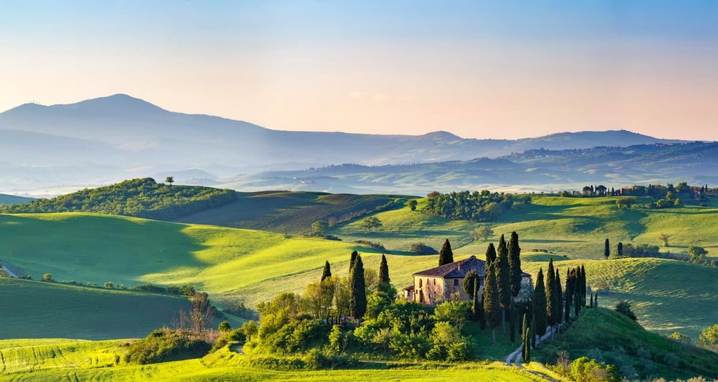 Beautiful landscape in Tuscany, Italy