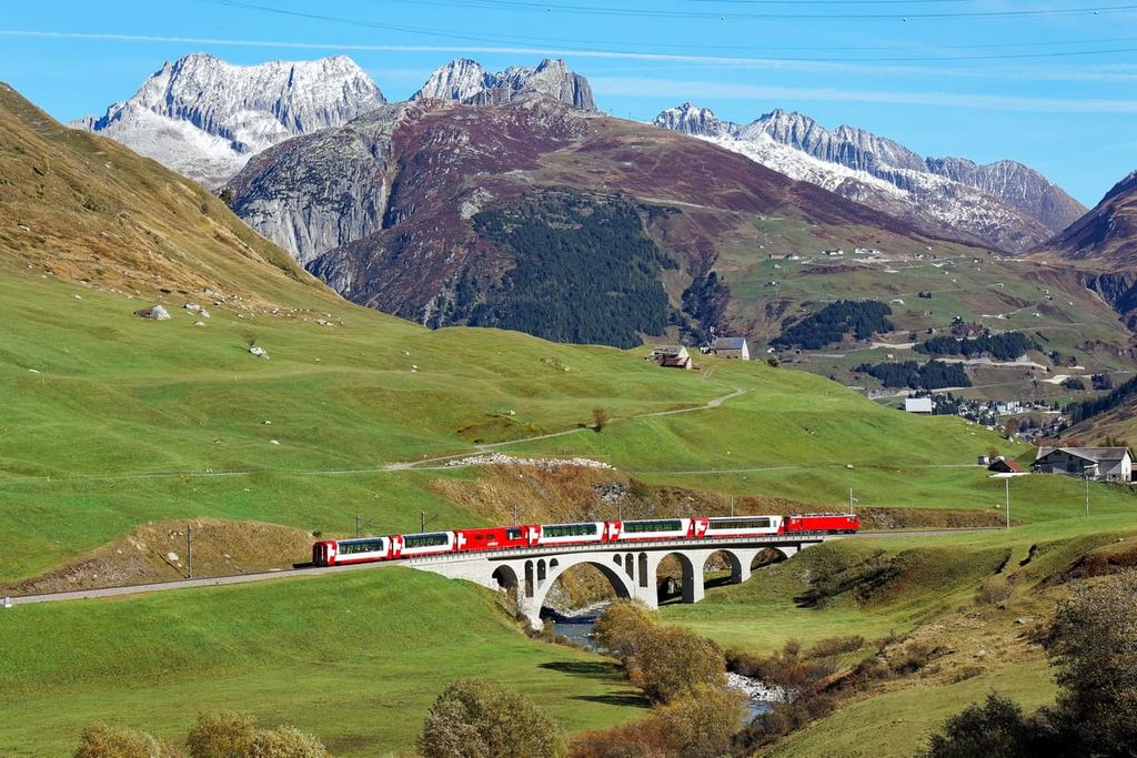 Glacier Express, Uri, Switzerland