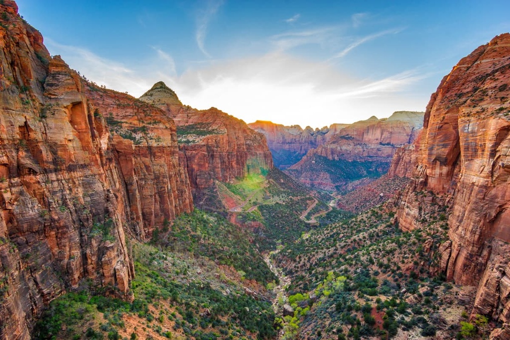 Zion National Park. Utah Mountain