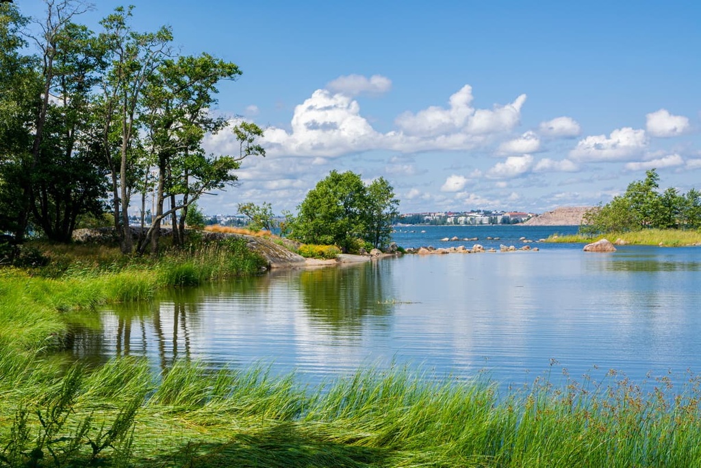 Coastal view of Pihlajasaari, Uusimaa, Finland